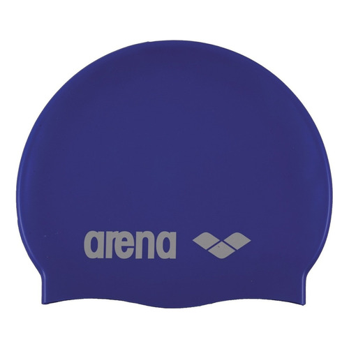 Gorra De Entrenamiento Arena Classic Silicone Color Azul Diseño de la tela Liso Talla UNI