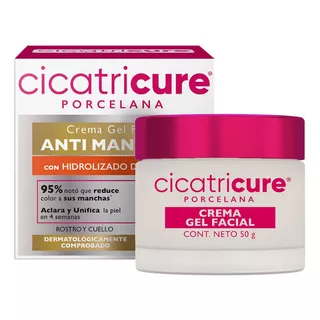 Cicatricure Porcelana Crema Gel Facial Antimanchas 50g Momento De Aplicación Día/noche Tipo De Piel Normal