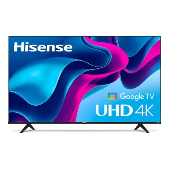 Smart TV Hisense 50 pulgadas Pantalla Led 4k Ultra HD Sistema Operativo Google TV, Serie A65 Modelo 50A65K Negro