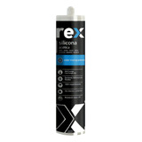 Silicona Acética Rex Transparente Fungicida Cartucho 300ml