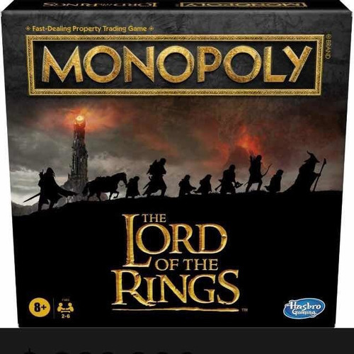 Juego Mesa Monopoly Señor De Los Anillos Lord Rings Ingles