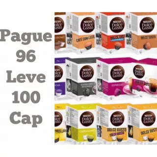 Kit 96. Capsulas Dolce Gusto. Varios Sabores