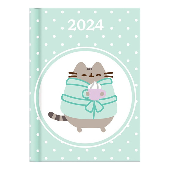 Agenda 2024 Diaria Pusheen 13 X 18 Cm Pasta Dura Danpex