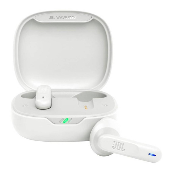 Auriculares Inalámbricos In-ear Jbl Wave Flex Tws Blanco