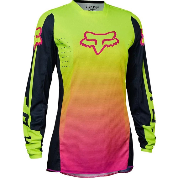 Jersey Fox 180 Prix Mujer Moto Downhill Mtb Bici Enduro Rzr 