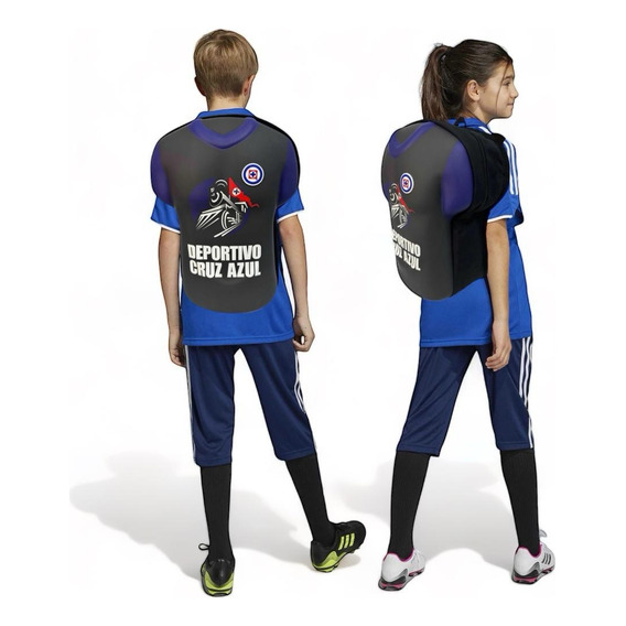 Mochila/ Backpack/ Maquina/ Fútbol Soccer/ Cruz Azul Moderna