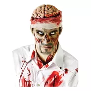 Gorro Cotillón Cerebro Zombie Con Sangre