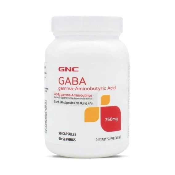 Ácido Gamma-aminobutírico 750 - Gnc - Gaba 90 Capsulas