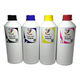  Tinta Dye Para Impresora Hp 1 Litro  1 Lt 4 Colores Clase A