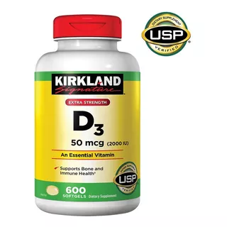 Vitamina D3 Kirkland 50 Mcg - Unidad a $85650