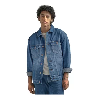 Campera Jean Hombre Wrangler Denim Classic