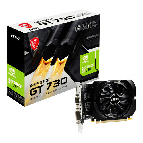 Tarjeta De Video Msi Gt 730 4gb Oc