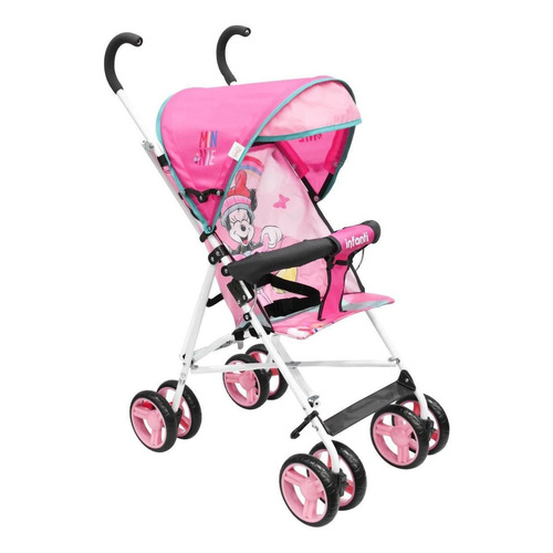 Carriola De Baston Infanti Disney Ride And Shine Color Rosa