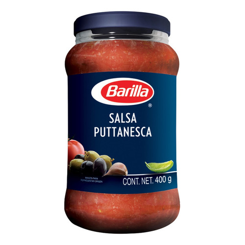 Salsa De Tomate Puttanesca Barilla  400 Grs