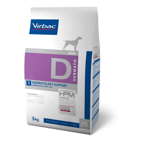 Alimento Virbac Dermatology Support para perro adulto en bolsa de 3kg