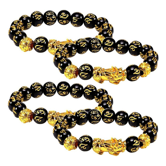 Pulsera De Riqueza Feng Shui Pixiu De Suerte 4 Piezas