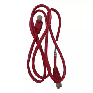 Cable De Red 1,20 Mts Cat. 5e Patch Cord Rojo X10 Unidades
