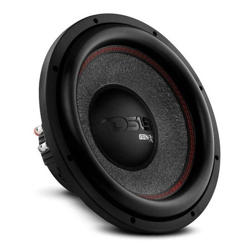 Subwoofers Ds18 De 900watts Gen-x124d Doble Bobina Potente Color Negro Con Rojo