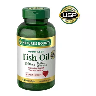 Omega 3 Fish Oil 1400mg X130cap - Unidad a $1307