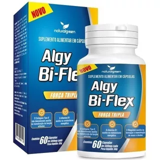 Colágeno Tipo Ii Vitamina B1 Magnésio Algy Bi Flex 60 Cáps