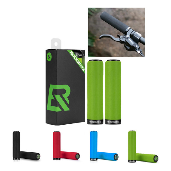 Puños Bicicleta Rockbros Con Lock Mtb Grips Empuñadura