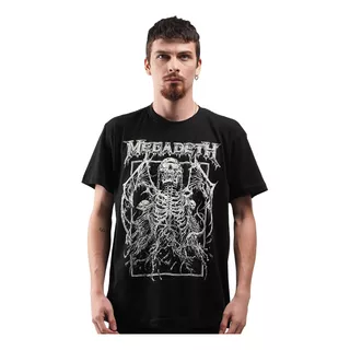 Camiseta Oficial Megadeth Demonic Vic Rock Activity