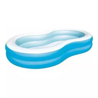 Piscina Inflable Ovalada Bestway 54117 De 66cm X 46cm 544l Azul