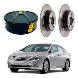  Disco Freio Traseiro Fremax Hyundai Sonata 2.4 2011 A 2014