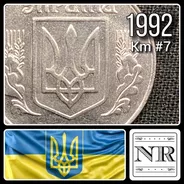 Ucrania - 5 Kopiyok - Año 1992 - Km #7 - Escudo :