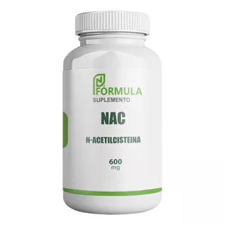 Nac N-acetilcisteina 600mg 120 Caps Recuperação Muscular!