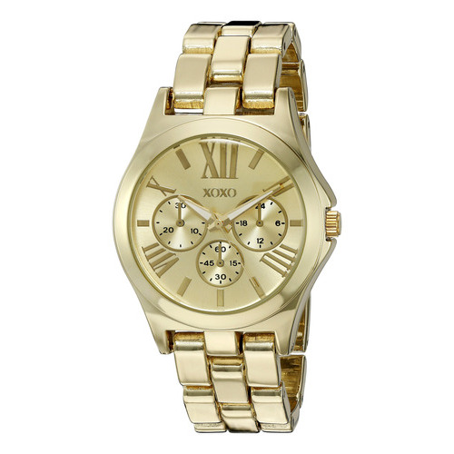 Reloj De Mujer Y Metal De Cuarzo Xoxo, Color: Dorado modelo