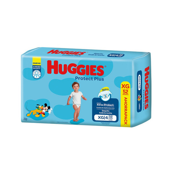 Pañales Huggies Protect Plus  XG