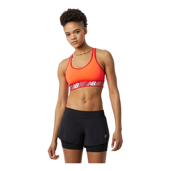 Top New Balance Pace Bra 3.0 Anaranjado - Wb11034ere