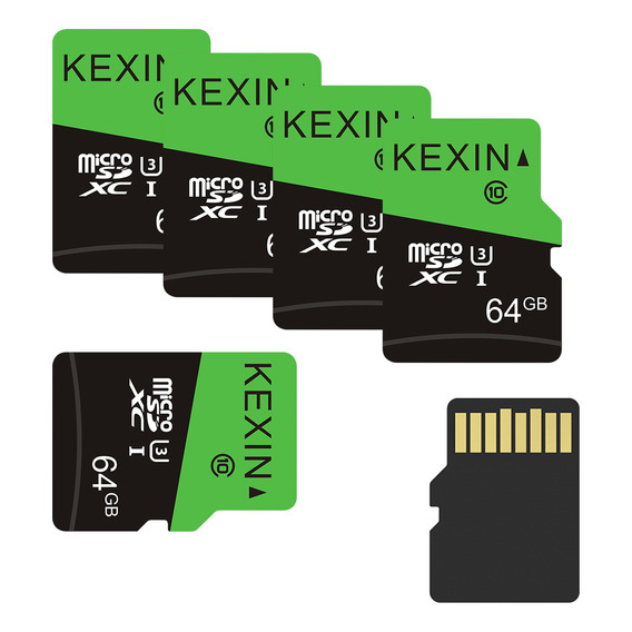 Kit De 5 Tarjeta De Memoria, Kexin De 64 Gb 5 Piezas Sd Card