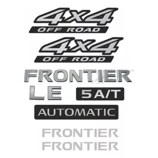 Kit Emblema Letreiro Frontier Le 4x4 5 A/t Completo