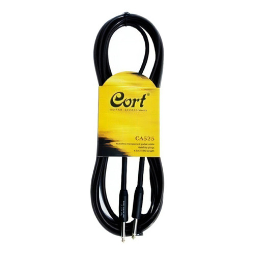 Cable Cort 4.5 Metros Guitarra Bajo Plug 1/4  Ca525