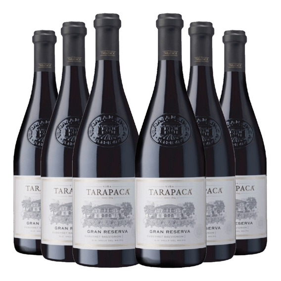 6 Vinos Tarapaca Gran Reserva Cabernet Sauvignon