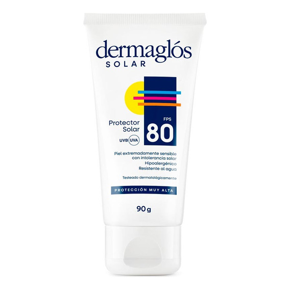 Dermaglós Fps 80 Protector Solar En Crema Fps80 X 90gr 