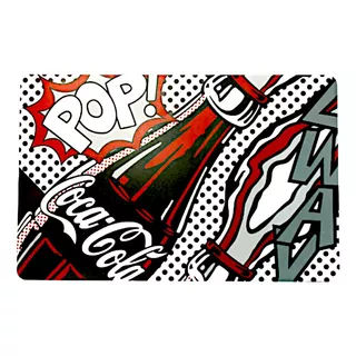 Lugar Americano Pvc Coca-cola Pop Pack Com 6 Unidades
