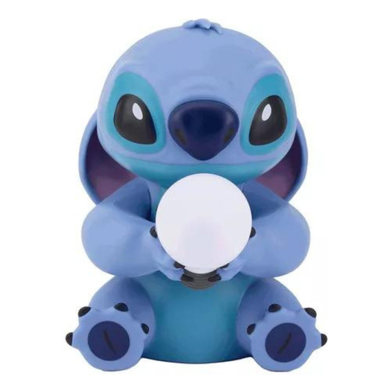 Lampara Decorativa De Noche Lilo Y Stich Luz Ambiental Azul Marino