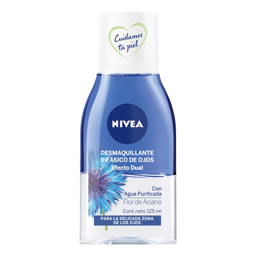 Desmaquillante bifásico Nivea Efecto Dual por unidad - volumen de la unidad de 125mL