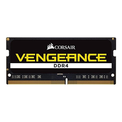 Memoria RAM Vengeance gamer color negro  8GB 1 Corsair CMSX8GX4M1A2666C18