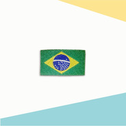 Patch Bandeira Do Brasil - Termocolante (100 Peças)