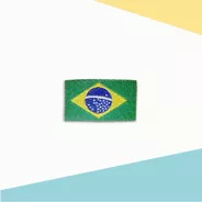 Patch Bandeira Do Brasil - Termocolante (100 Peças)