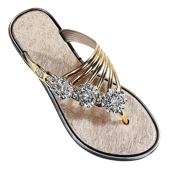 Chanclas Con Suela De Goma Moda Sandalias Playa 