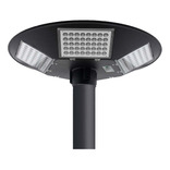 Lampara Led Solar 200w Farol Redondo Para Poste Con Sensor Color de la carcasa Negro Color de la luz Blanco frío 3.2V