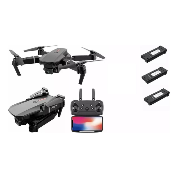 Dron Profesional Doble Camara Gran Angular Control Estuche