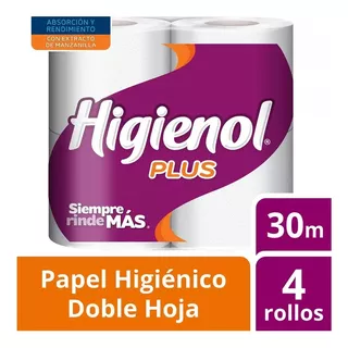  Higienol Bolson Por 10 Paquetes De 30mt Doble Hoja X 4 Unid