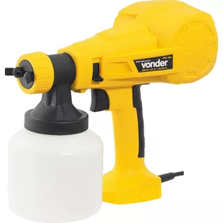 Pistola De Pulverização Elétrica Para Pintura Hvlp Vonder Pev 400 Do 800ml Cor Amarelo/preto 320w 127v