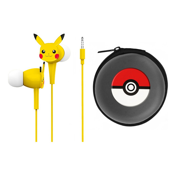 Audífonos Alámbricos Pokémon - Pikachu OTL